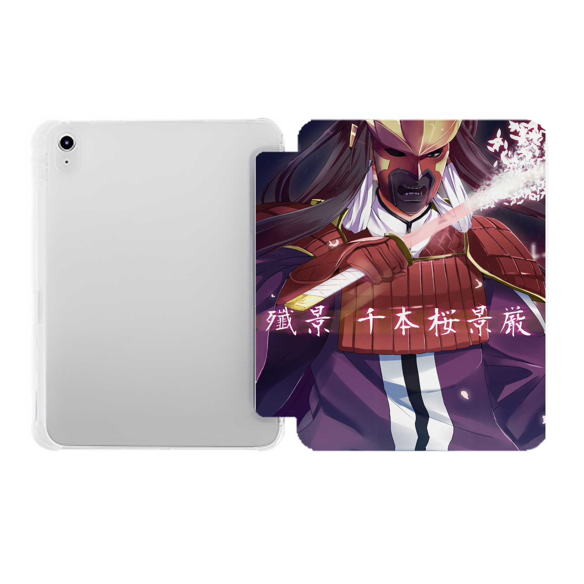 （画像用） ブリーチ BLEACH IPad ケース ペン収納付き 三つ折りスタンド PUレザー×シリコン 対応機種9.5/10.5/10.9インチ